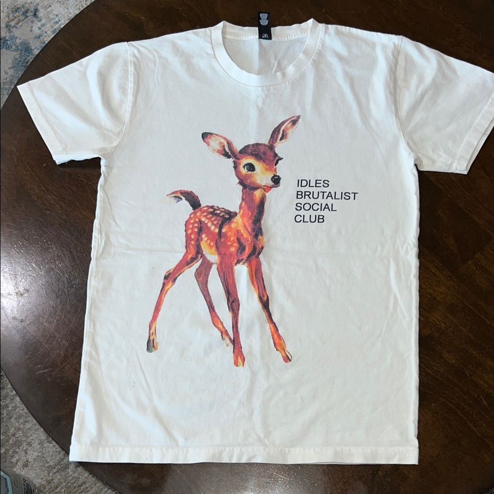 IDLES band Tshirt- White Deer